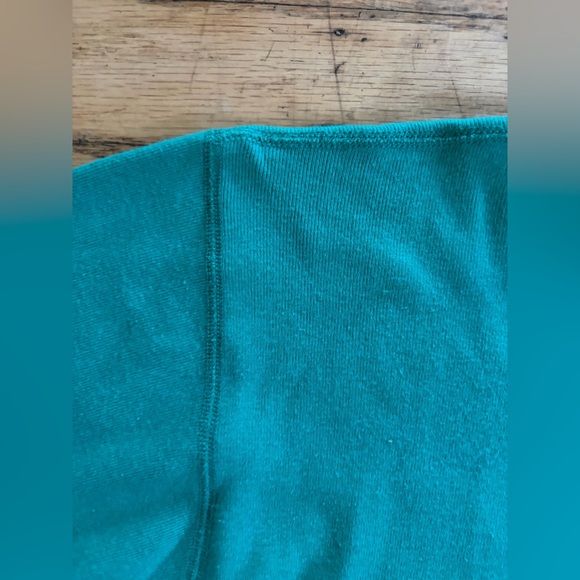 Vintage Eddie Bauer Henley teal 80’s 90’s vintage USA made 100% cotton - Picture 5 of 7